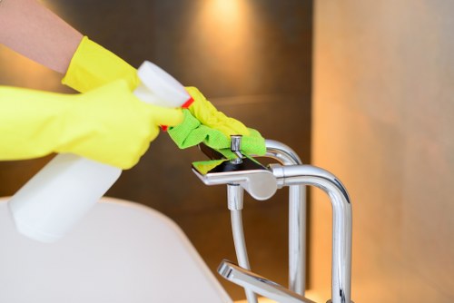 Professional one off cleaning in action