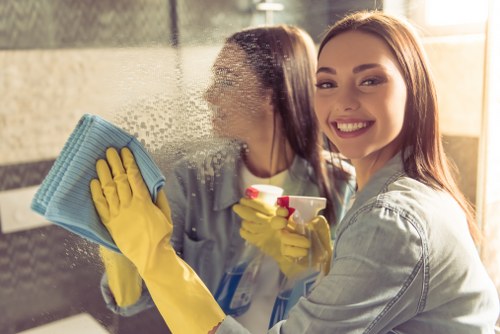 Quality assurance process at Acton Cleaners ensuring spotless results