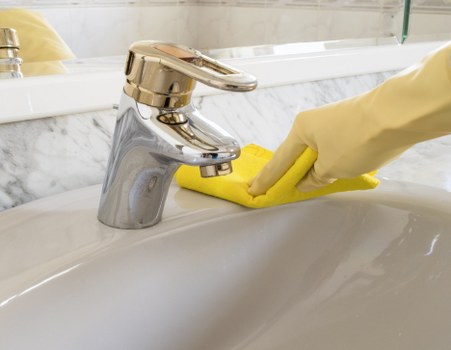 Advanced cleaning equipment in use